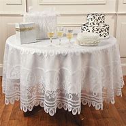 Image result for Side Table with Tablecloth