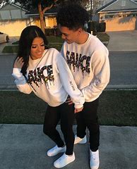 Image result for Couple White Matching Outfits