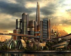 Image result for Future City Concept Art