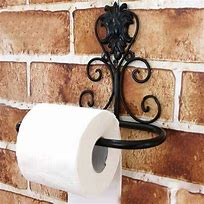 Image result for Matte Black Toilet Paper Holder