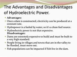 Image result for Hydropower Advantages and Disadvantages