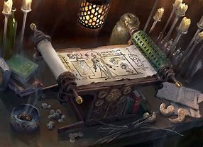 Image result for Magic Scroll Art