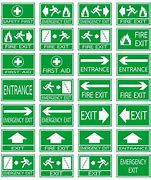 Image result for Access Sign Safety Green