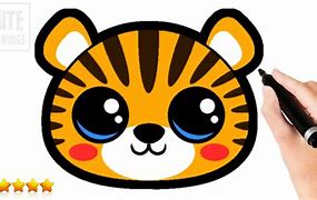 Image result for Cute Tiger Drawings Easy