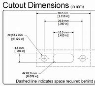 Image result for USBC Coutout Dimension