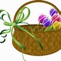 Image result for Cartoon Basket of Flowers Pink and Purple