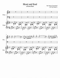 Image result for Heart and Soul Piano Sheet Music