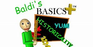 Image result for Baldi Basics Logo Title