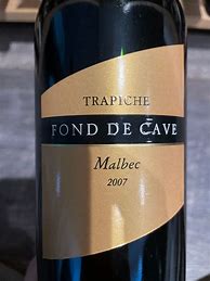 Trapiche Malbec Fond Cave に対する画像結果