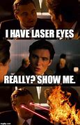 Image result for Laser Eyes Meme Black Background