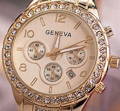 Image result for Geneva Gold Watch