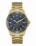 Image result for Guess Watch Gold and Blue