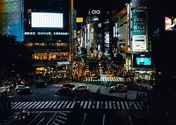 Image result for Stripes Outfit in Shibuya Crossing Night