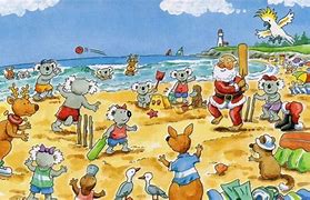 Image result for Christmas Day Beach Cricket