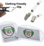 Image result for Clip ID Holder Horizontal