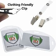 Image result for ID Clip Plastic