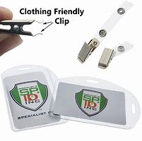 Image result for ID Badge Strap Clips