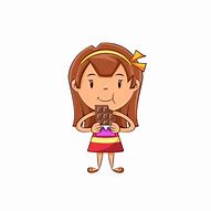 Image result for Eating Chocolate Clip Art