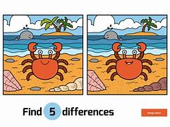 Image result for Beach Find 5 Differences