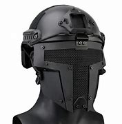 Image result for Full Face Metal Mask Helmet