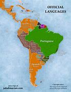 Image result for Central America Language Map