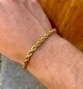 Image result for 14Kt Gold Rope Bracelet