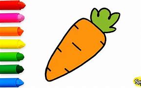 Image result for Simple Carrot Drawing