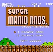 Image result for Super Mario Bros 2D Title Screen