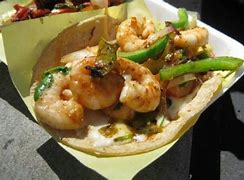 Image result for Shrimp Tacos Gobernador