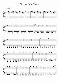 Image result for Gravity Falls Theme Piano Sheet Music