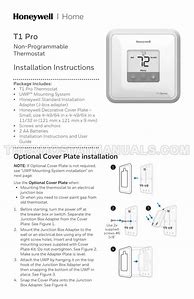 Image result for Honeywell Thermostat User Manual