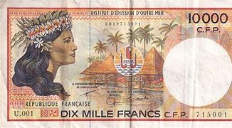 Image result for 10000 Franc Note From the French Pacific Territories