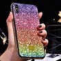 Image result for Rainbow Gradient Glitter Phone Case