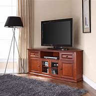 Image result for Big Screen TV Corner Cabinet