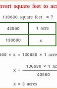 Image result for Convert Acres into Square Feet