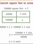 Image result for How Many Square Feet in One Acre