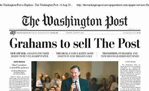 Image result for Washington Post Paper Delivery