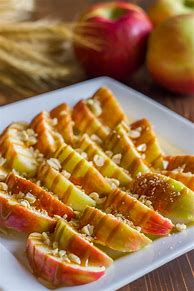Image result for Apple Slices with Caramel