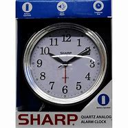 Image result for Sharp Quartz Analog Alarm Clock