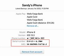 Image result for iPhone Serial Number Sample