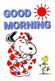 Image result for Good Morning Snoopy and Woodstock
