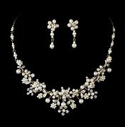 Image result for Gold and Ivory Jewelry Set