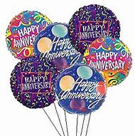 Image result for Happy Anniversary Colorful Balloons