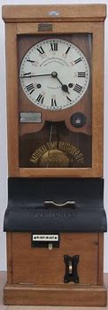 Image result for National Time Recorder Clock