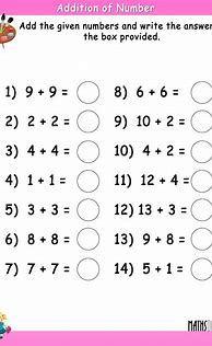 Image result for Math Addition Activity