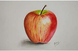 Image result for Realistic Draw Apple