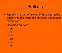 Image result for Prefix Number