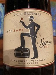 Image result for Krupp Brothers Estates Black Bart Syrah Port