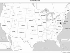 Image result for Map of the United States Black and White