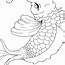 Image result for Japanese Koi Fish Coloring Pages
